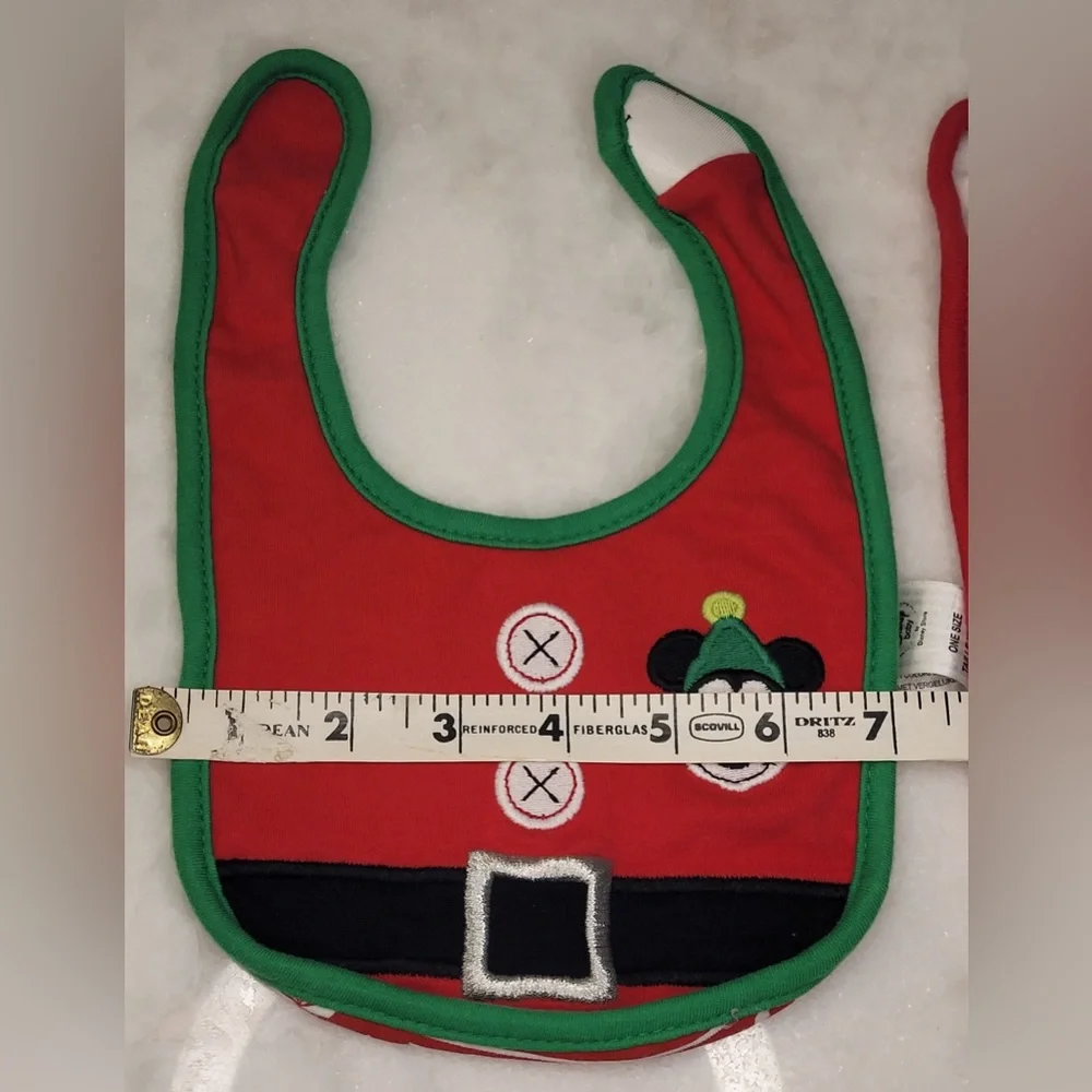 Disney Holiday Baby Bib Set of Two